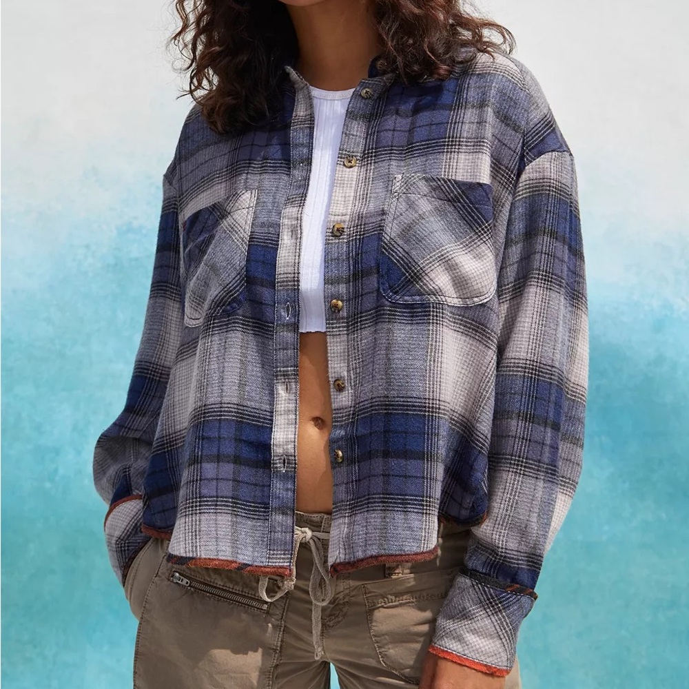 Urban Outfitters BDG Karl Drapey Flannel Shirt - S